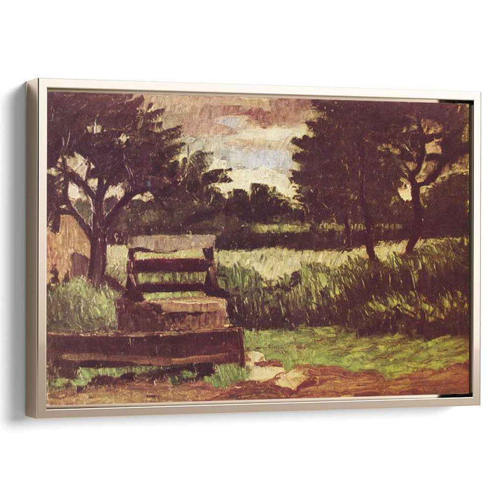 Landscape with fountain (1867) by Paul Cezanne