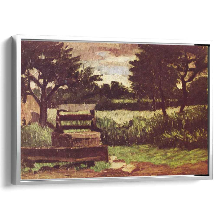 Landscape with fountain (1867) by Paul Cezanne