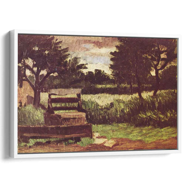 Landscape with fountain (1867) by Paul Cezanne