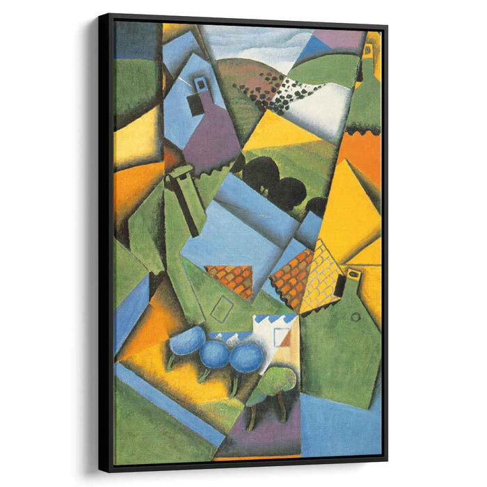 Landscape with House at Ceret (1913) by Juan Gris