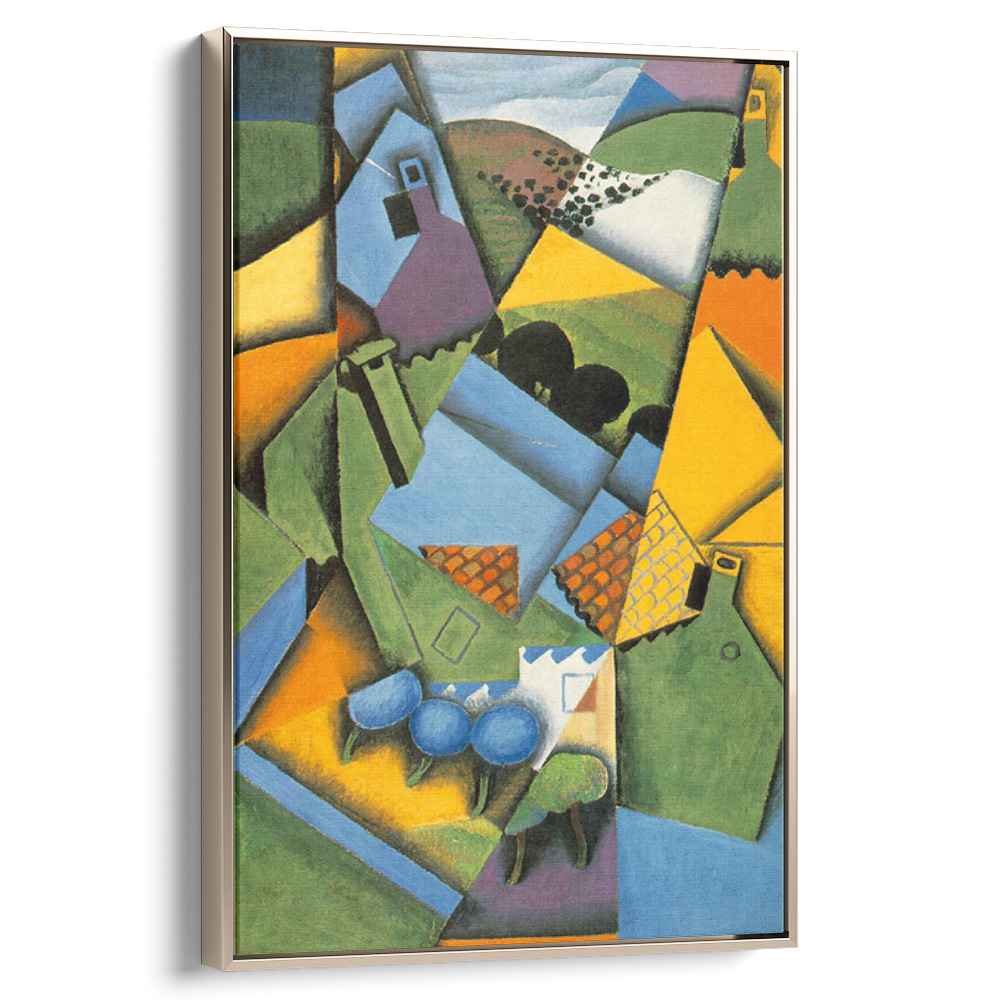 Landscape with House at Ceret by Juan Gris - Canvas Artwork — Kanvah