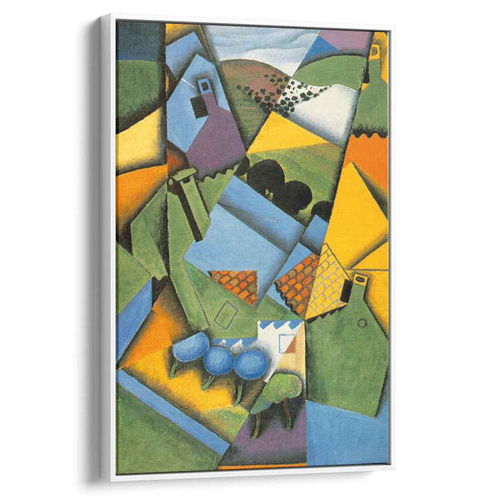 Landscape with House at Ceret (1913) by Juan Gris