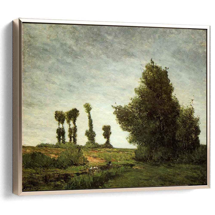 Landscape with Poplars (1875) by Paul Gauguin