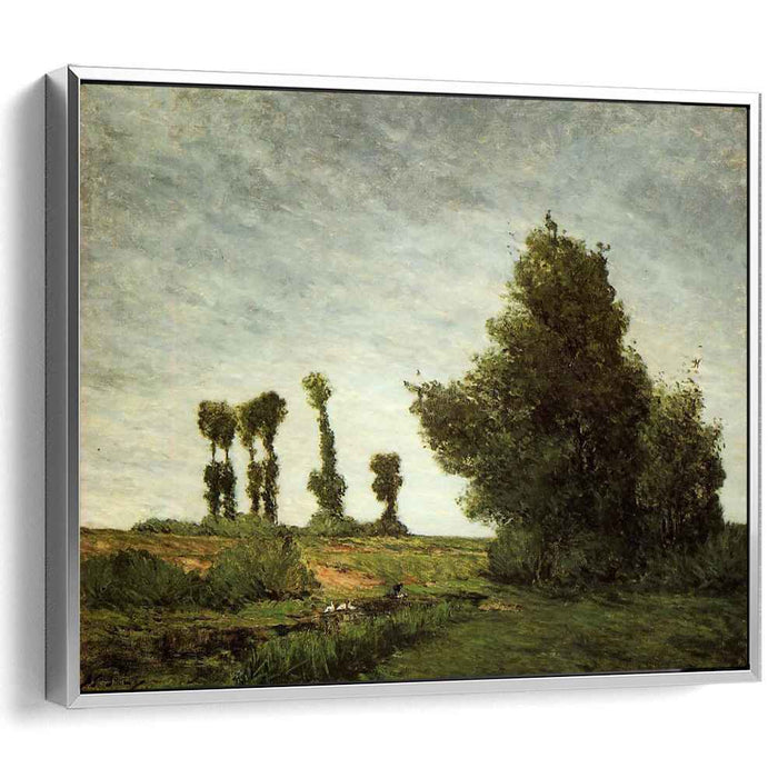 Landscape with Poplars (1875) by Paul Gauguin