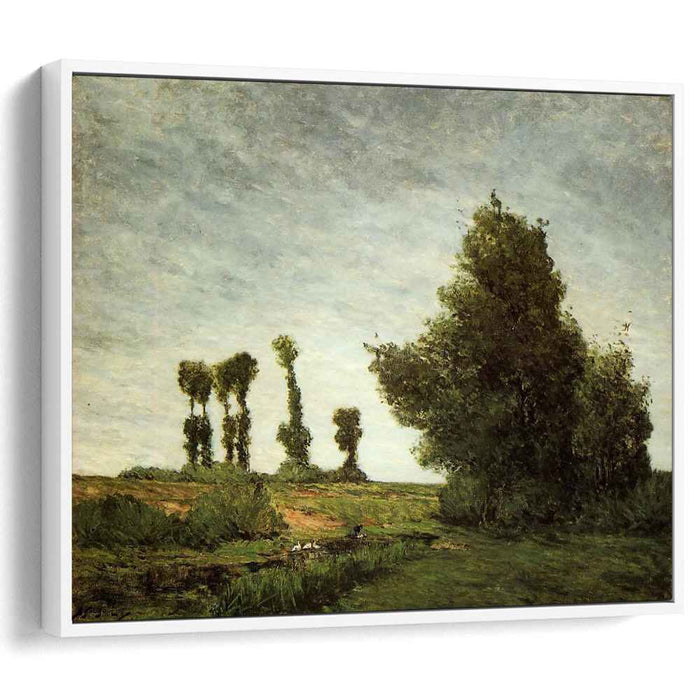 Landscape with Poplars (1875) by Paul Gauguin