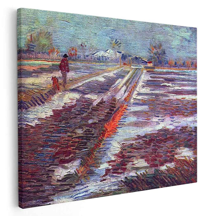 Landscape with Snow (1888) by Vincent van Gogh