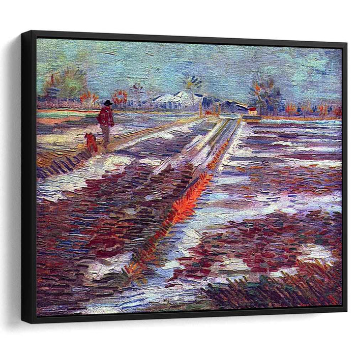 Landscape with Snow (1888) by Vincent van Gogh