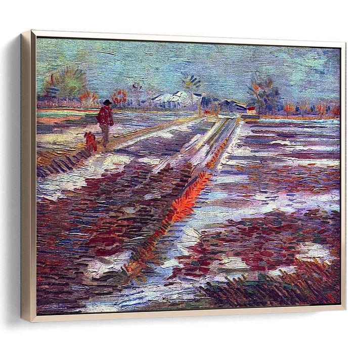 Landscape with Snow (1888) by Vincent van Gogh