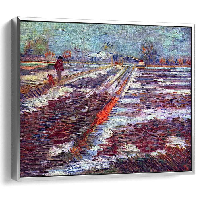 Landscape with Snow (1888) by Vincent van Gogh