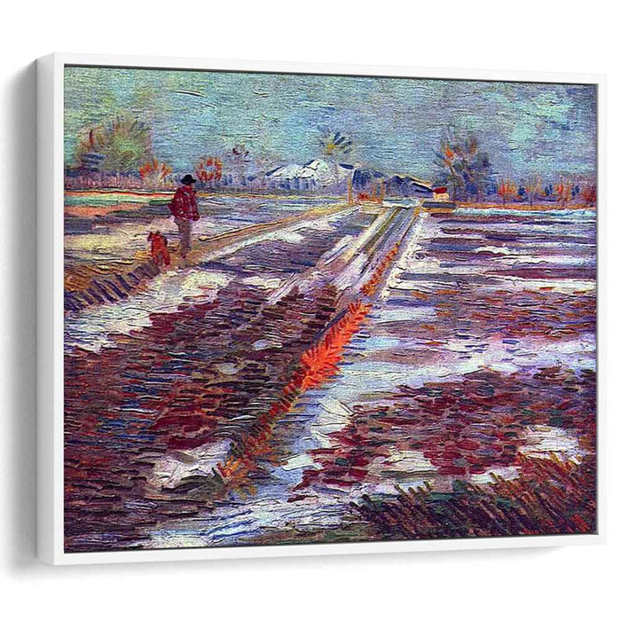 Landscape with Snow (1888) by Vincent van Gogh