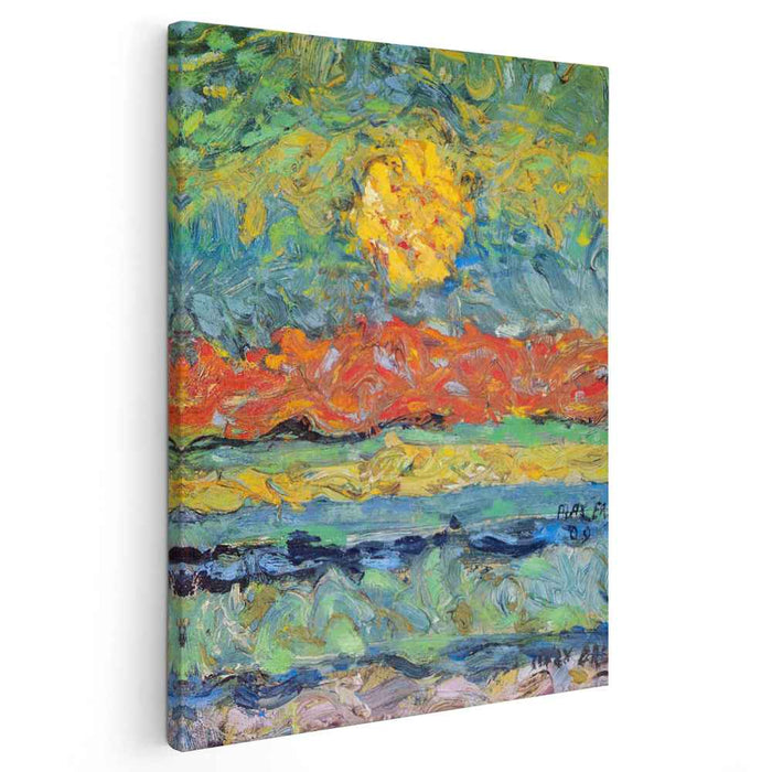 Landscape with Sun (1909) by Max Ernst