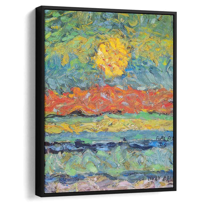 Landscape with Sun (1909) by Max Ernst