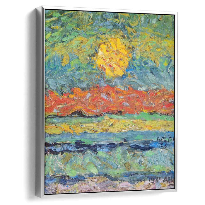 Landscape with Sun (1909) by Max Ernst