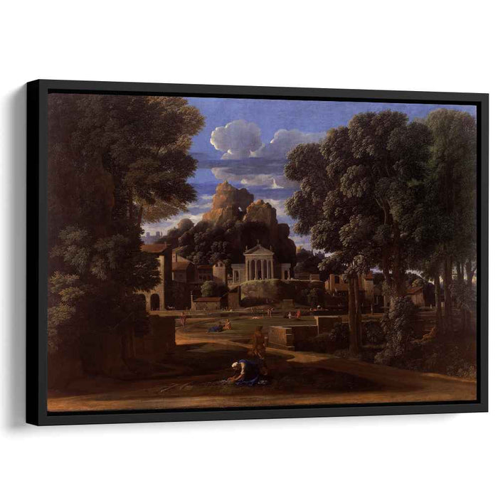The Ashes of Phocion collected by his Widow (1648) by Nicolas Poussin