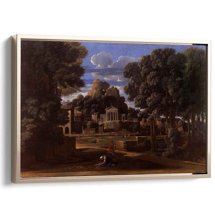 The Ashes of Phocion collected by his Widow (1648) by Nicolas Poussin