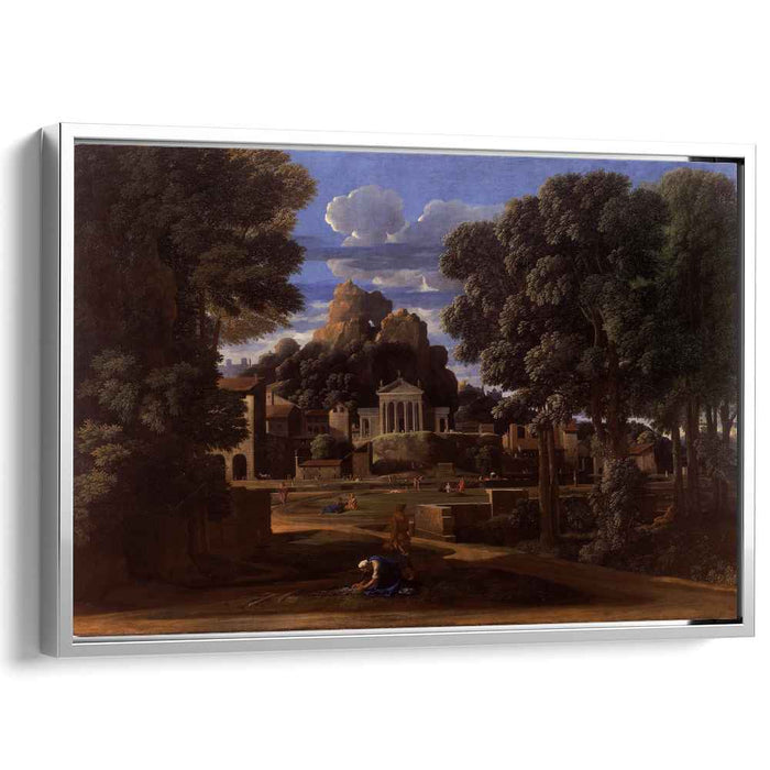 The Ashes of Phocion collected by his Widow (1648) by Nicolas Poussin