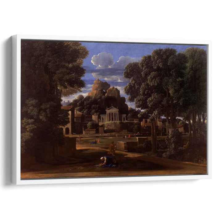 The Ashes of Phocion collected by his Widow (1648) by Nicolas Poussin