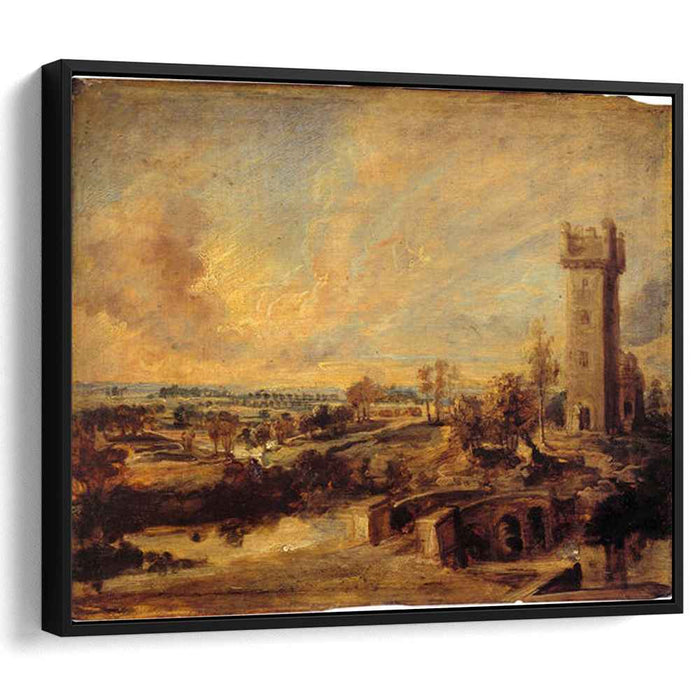 Landscape with Tower (1638) by Peter Paul Rubens