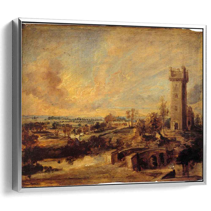 Landscape with Tower (1638) by Peter Paul Rubens