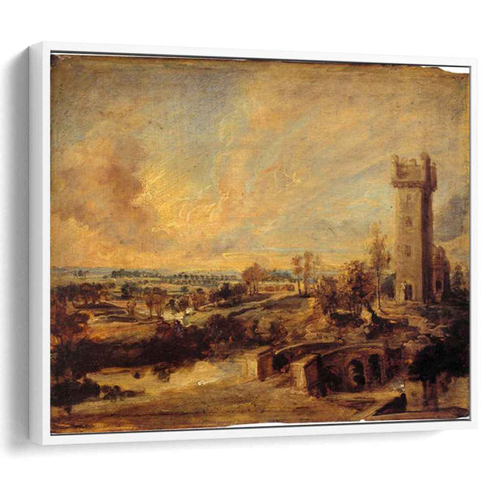 Landscape with Tower (1638) by Peter Paul Rubens