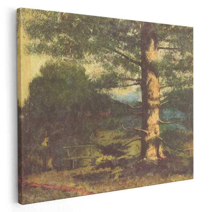 Landscape with Tree (1868) by Gustave Courbet