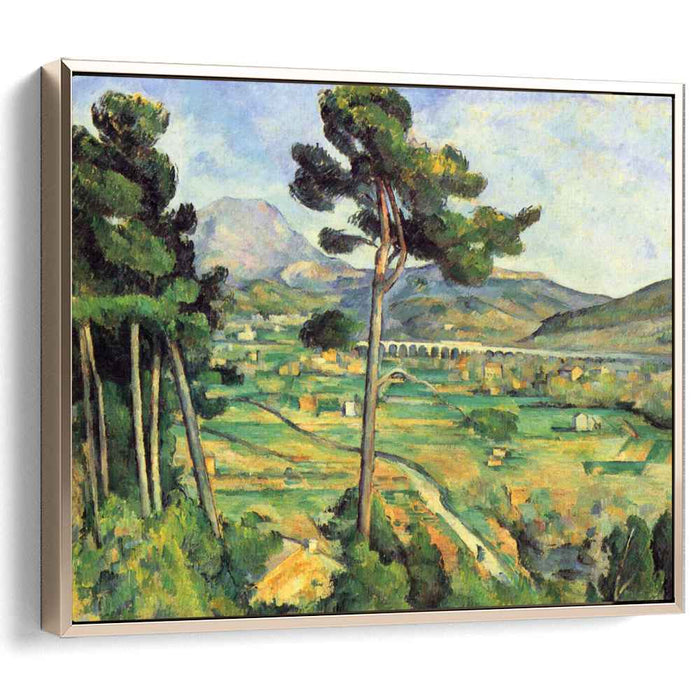 Mont Sainte-Victoire and the Viaduct of the Arc River Valley (1885) by Paul Cezanne