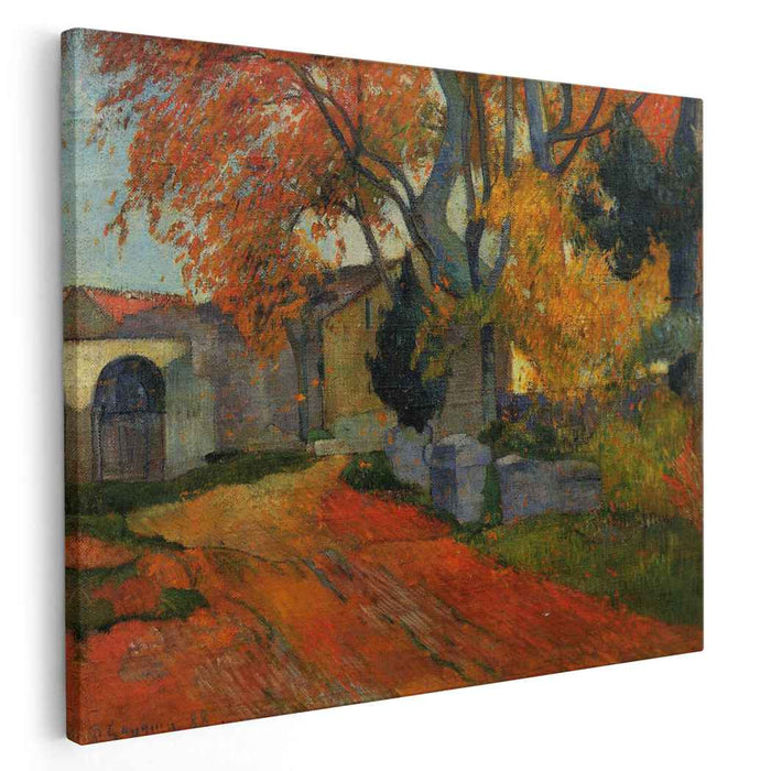 Lane at alchamps, Arles by Paul Gauguin