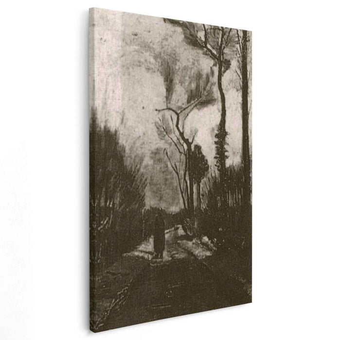 Lane in Autumn (1884) by Vincent van Gogh