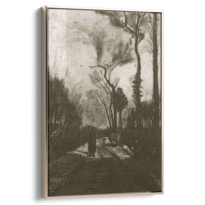 Lane in Autumn (1884) by Vincent van Gogh