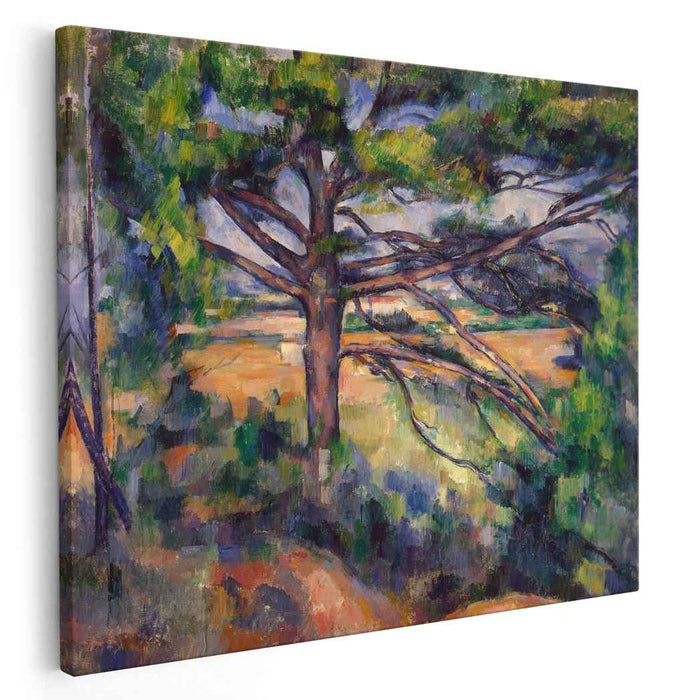 Large Pine and Red Earth (1895) by Paul Cezanne