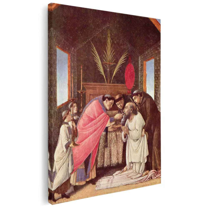 Last Communion of St Jerome (1495) by Sandro Botticelli