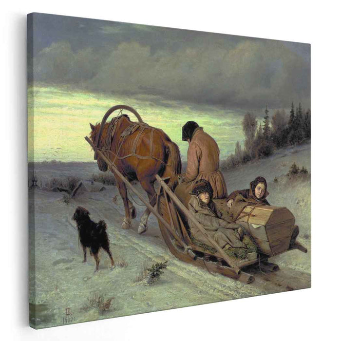 Last Journey (1865) by Vasily Perov