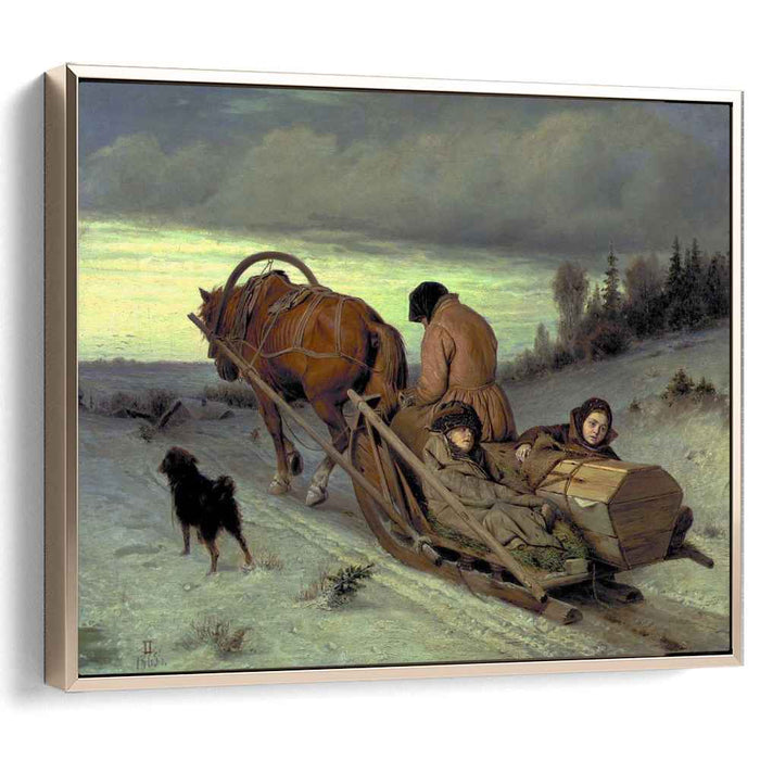 Last Journey (1865) by Vasily Perov