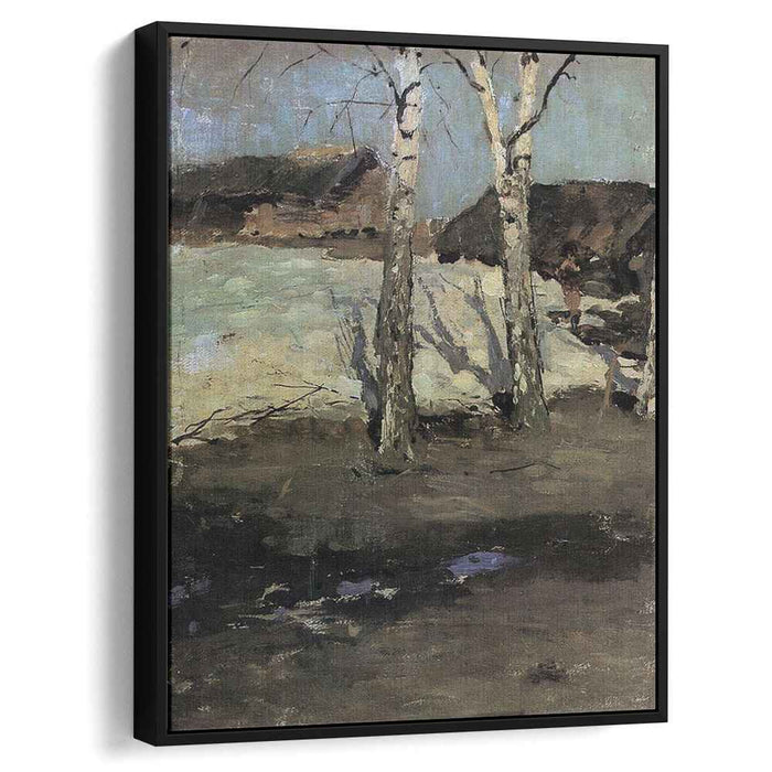 Last Snow (1870) by Konstantin Korovin