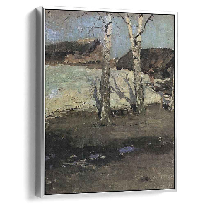 Last Snow (1870) by Konstantin Korovin