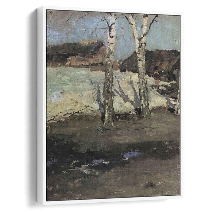 Last Snow (1870) by Konstantin Korovin