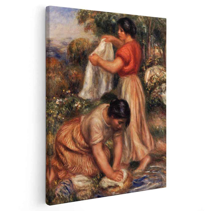 Laundresses (1912) by Pierre-Auguste Renoir