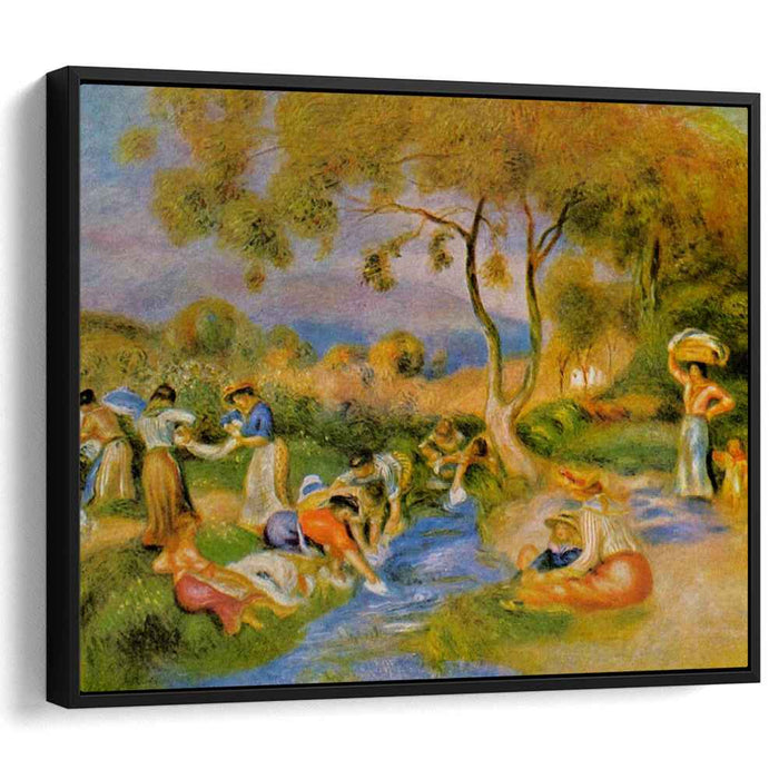 Laundresses at Cagnes (1912) by Pierre-Auguste Renoir