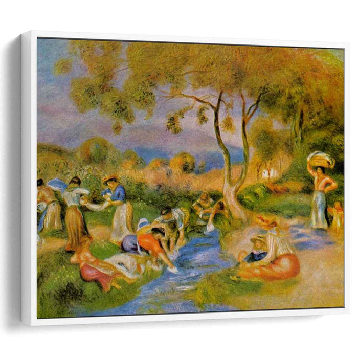 Laundresses at Cagnes (1912) by Pierre-Auguste Renoir