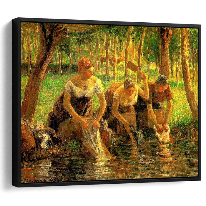 Laundring Women. Eragny sur Eptes (1895) by Camille Pissarro