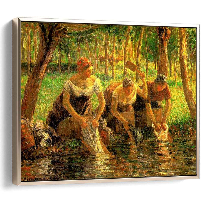 Laundring Women. Eragny sur Eptes (1895) by Camille Pissarro