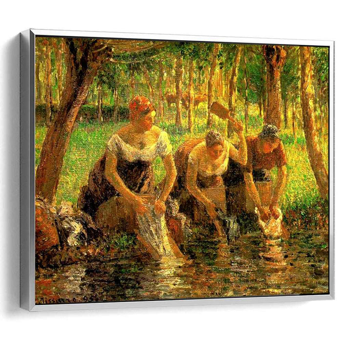 Laundring Women. Eragny sur Eptes (1895) by Camille Pissarro