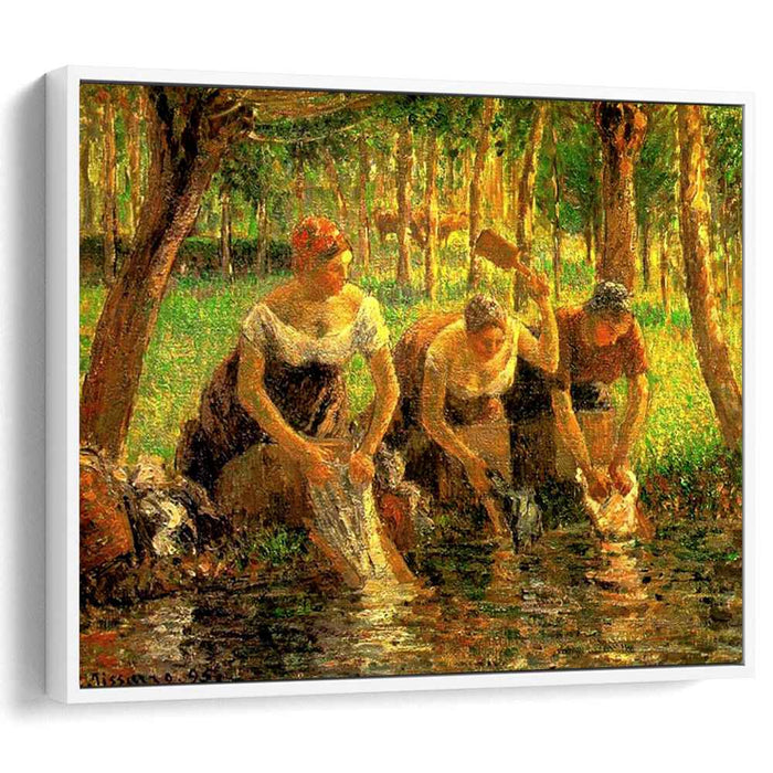 Laundring Women. Eragny sur Eptes (1895) by Camille Pissarro