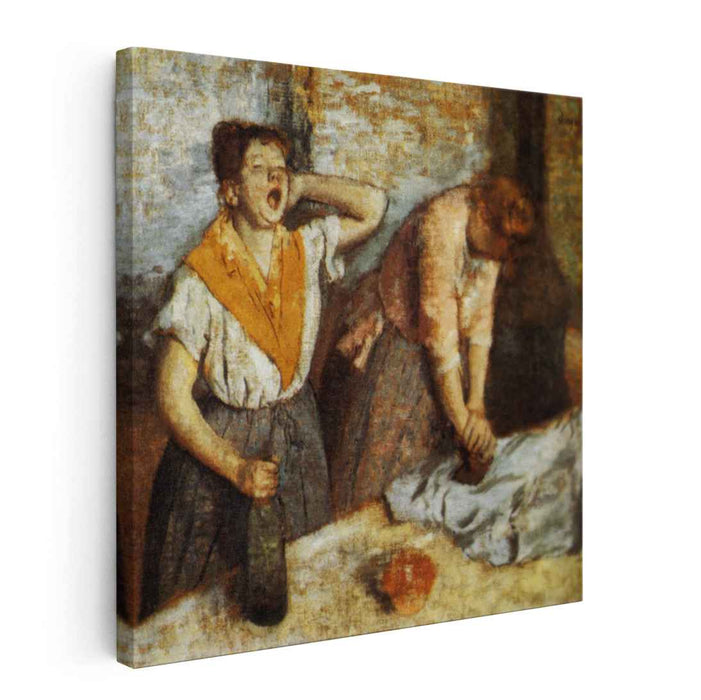 Laundry Girls Ironing (1884) by Edgar Degas