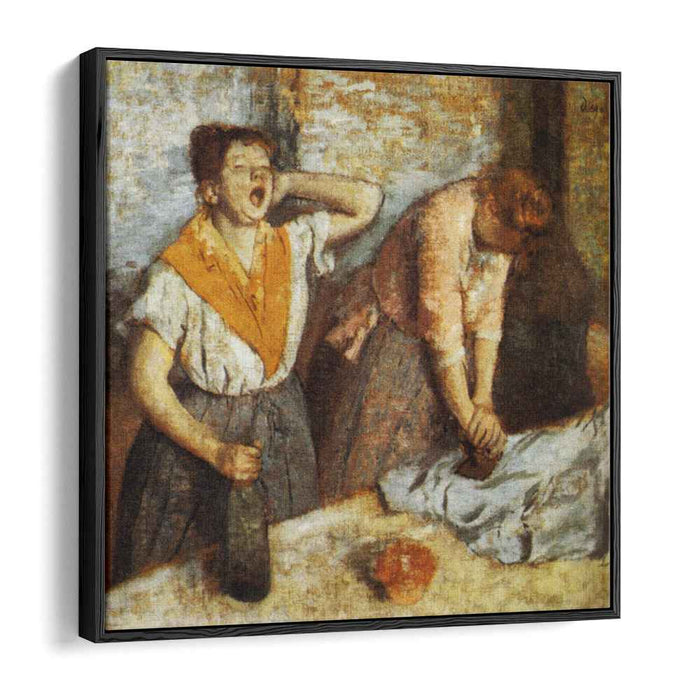 Laundry Girls Ironing (1884) by Edgar Degas