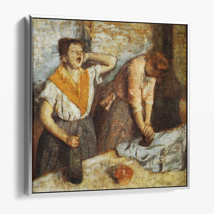 Laundry Girls Ironing (1884) by Edgar Degas