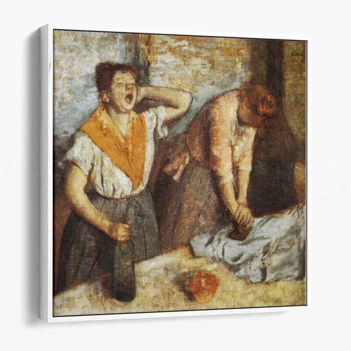 Laundry Girls Ironing (1884) by Edgar Degas