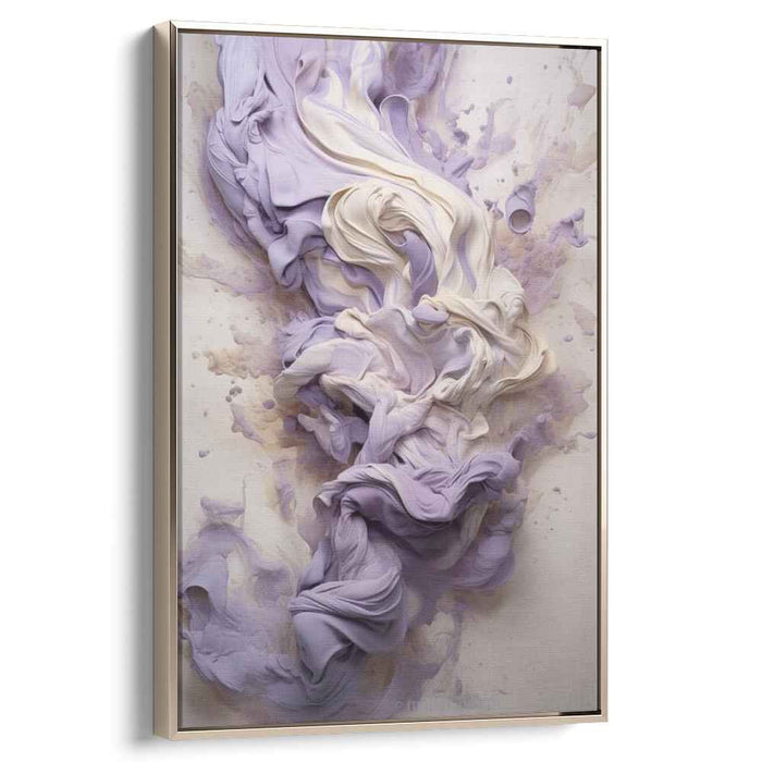Ethereal Essence Dance: Abstract Fluid Art Canvas Print