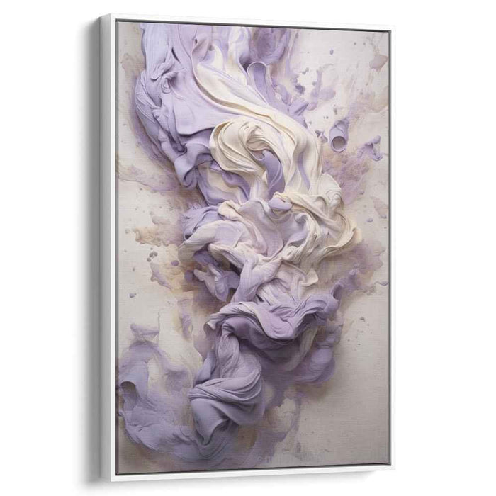 Ethereal Essence Dance: Abstract Fluid Art Canvas Print