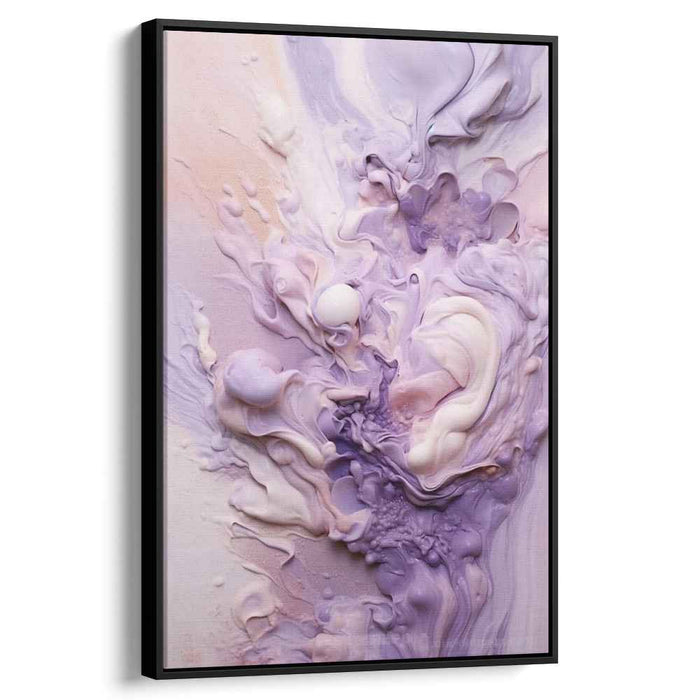 Whispers Of Sherbet Dreams: Abstract Pastel Canvas Art